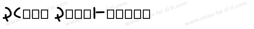 DTraj Demi1字体转换
